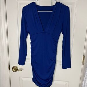 Elegant Blue Sleeve Dress size small